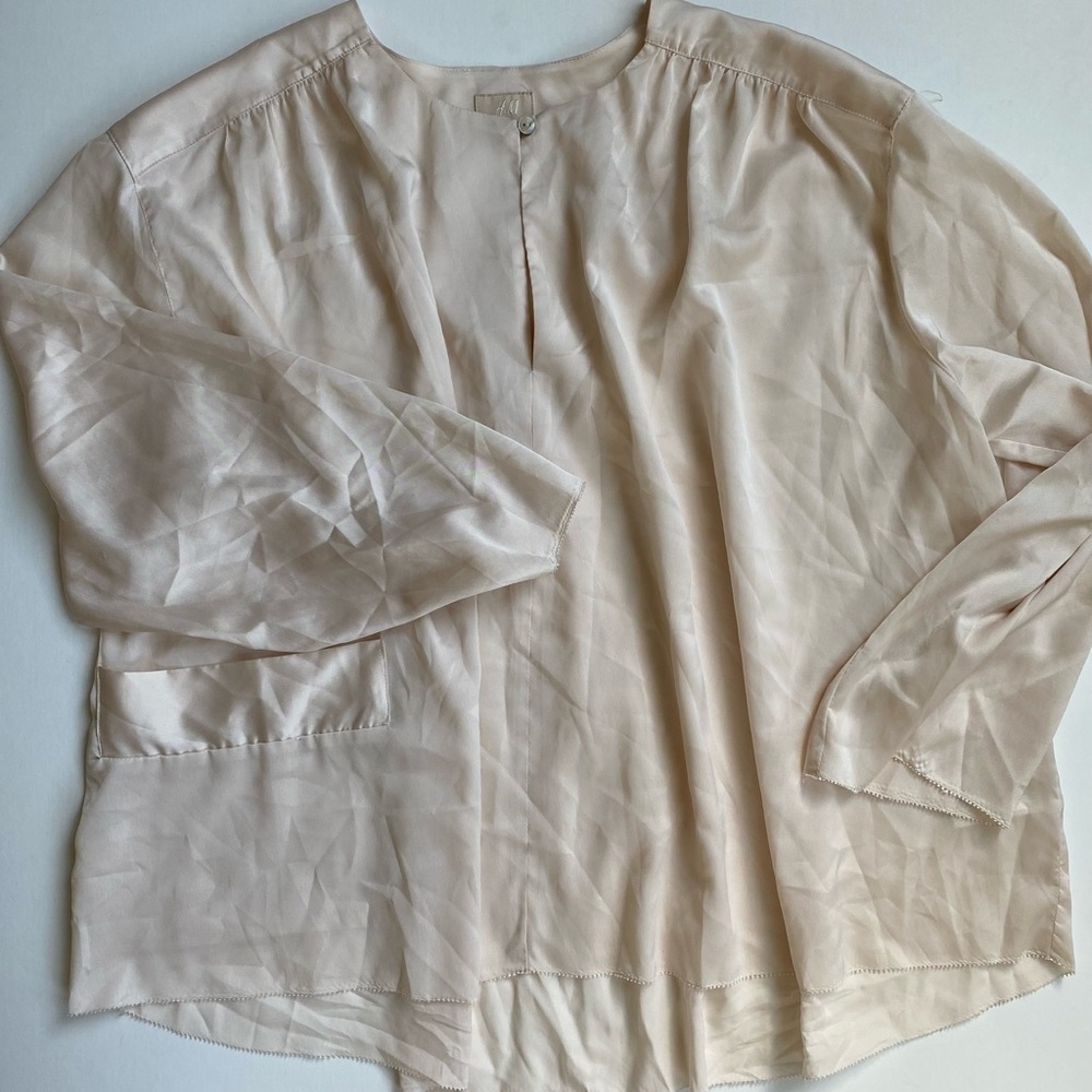 H&M | cream vintage style blouse